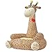 vidaXL Poltrona in Peluche per Bambini Giraffa Elegante Moderna Divertente Morbida Mobili per Interni Arreddamento Casa Arredi Sala Cameretta Marrone
