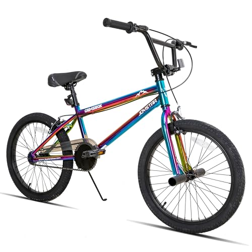 JOYSTAR Gemsbok 24“ Kids Bike Freestyle BMX Bike for 8-12 Girls and Boys Bikes 24 in Wheels Children BMX Kids' Bicycles Dual Hand Brakes Oil Slick