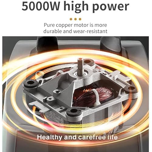 SOKANY 5000W Frullatore Elettrico, 9 Velocità + Funzione Pulsazioni, 2 e 1 frullatore multifunzione, 2,5L Frullati e Smoothie/Macinacaffe, Lame in Acciaio Inox, Senza BPA - immagine 6