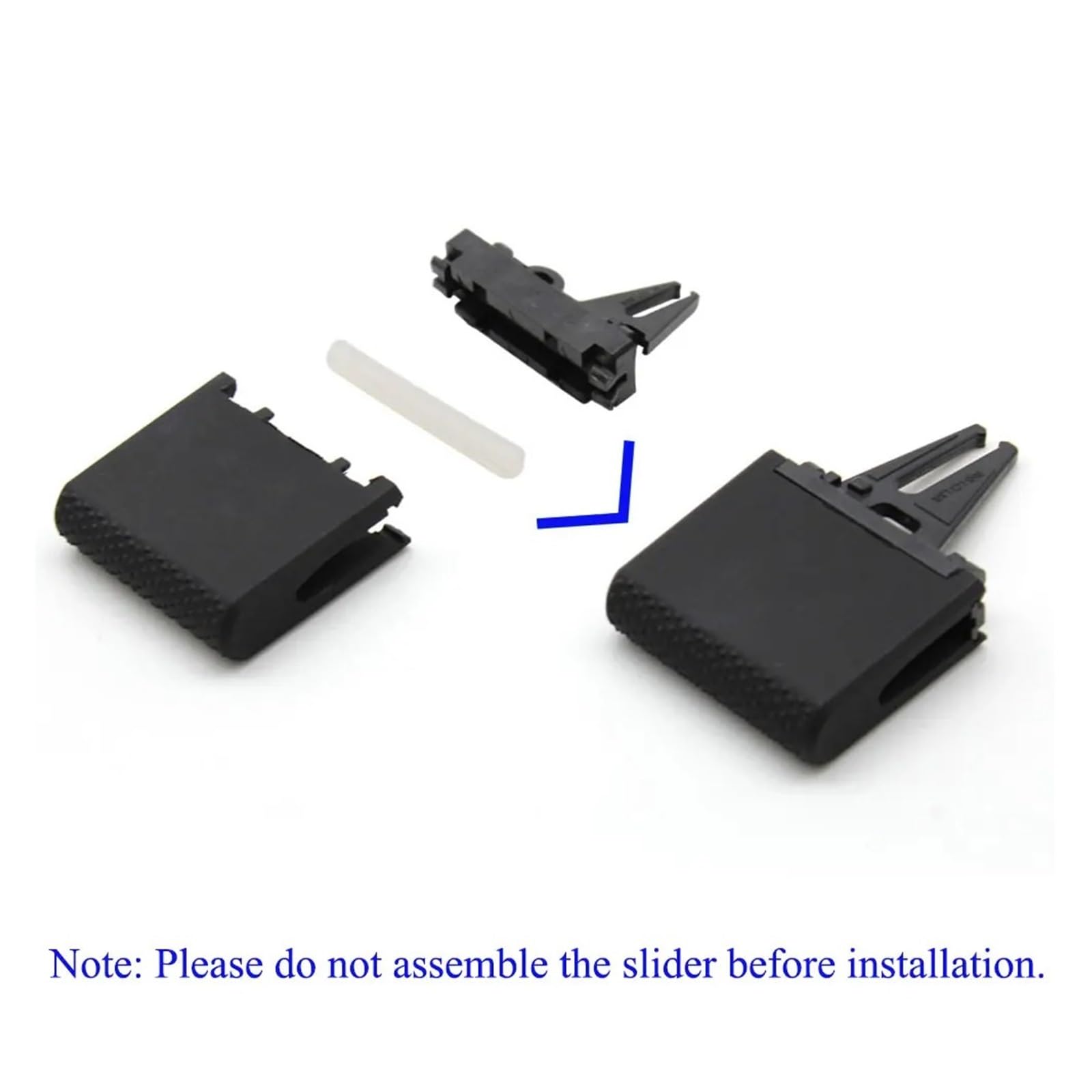 Bocchette Aria Condizionata Per Macan 2018-2022 Sinistra Destra AC Griglia Di Sfiato Uscita Tab Clip Di Riparazione Kit Posteriore Aria Condizionata Vent Paddle Griglia Di Uscita(Left and Right 2piece