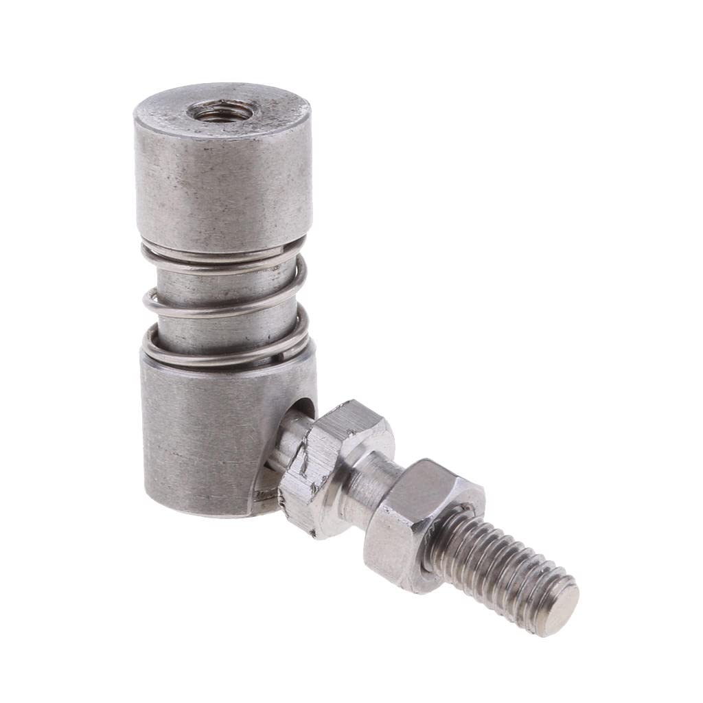 Baoblaze 2 Pezzi Giunto Sferico Macchina Comando Pedale Snodo Sferico Cavo Acceleratore Spinta Barca - Argento