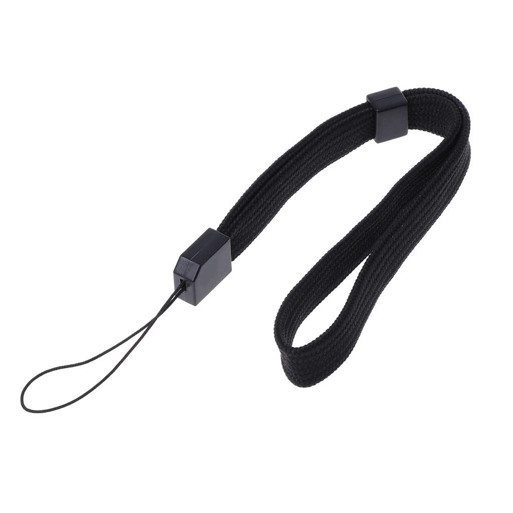 Xuniu Black Lanyard Wrist Strap, Adjustable Hanging Lanyard For Cellphone Wii Camera Phone Mp3 Mp4 16X1cm