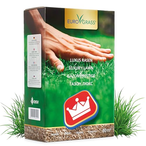 Premium Luxusrasen Rasensamen & Grassamen | Schnellkeimend &...