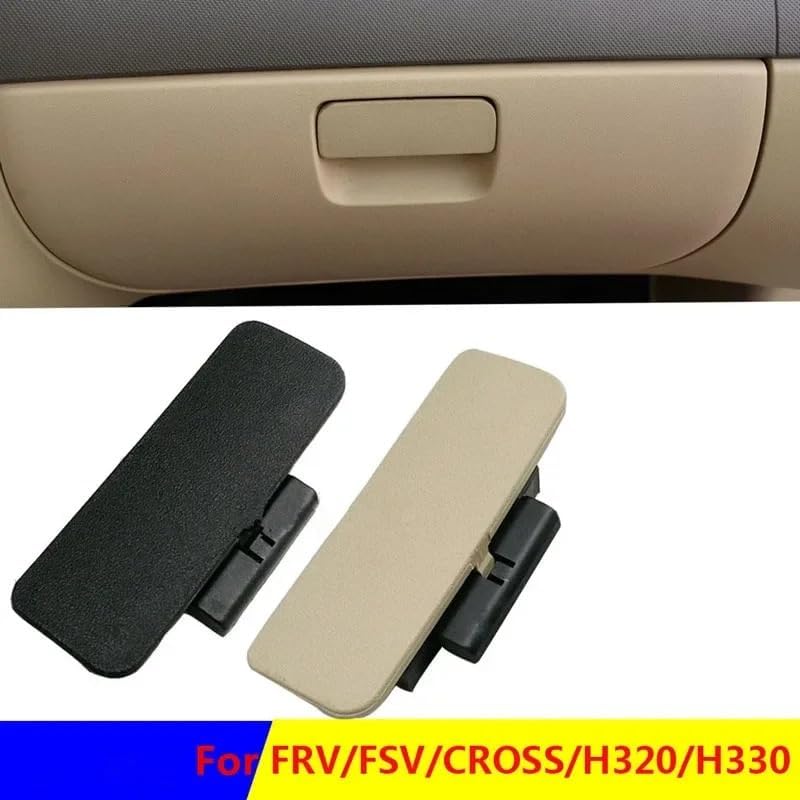 Glove Box Storage Compartment Cover Lid Lock Latch Handle for Brilliance FRV Cross FSV H330 H320(Black)