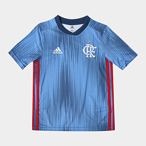 Camisa Infantil Flamengo Adidas III 2018 Azul (14 Anos)