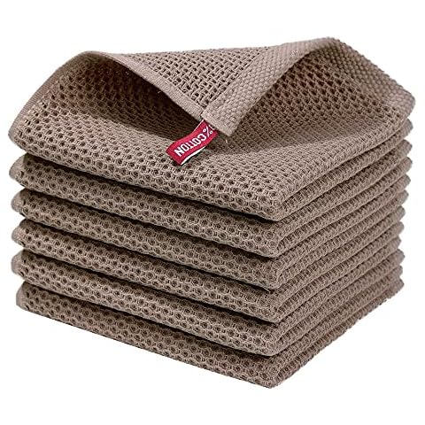 BALCONY & FALCON Waffle Weave Dish Towel Kitchen Towel Hand Dish Rags Great for Household Cooking Cleaning Cover