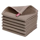BALCONY & FALCON Waffle Weave Dish Towel Kitchen Towel Hand Dish Rags Great for Household Cooking Cl