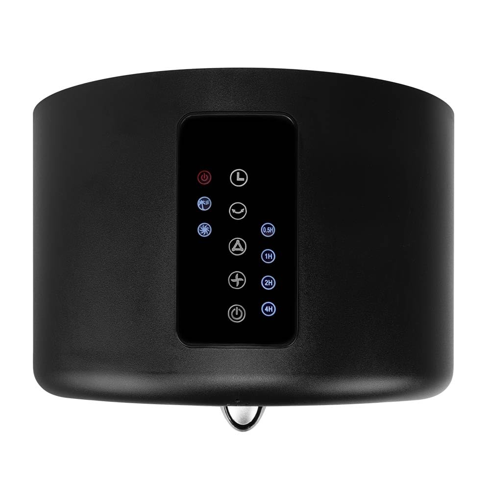 Orbegozo SFA 7600 Ventilador Nebulizador con Mando a Distancia, Negro, 65 W, 3 Velocidades, 3 Niveles de Nebulización, Depósito 2,2 Litros, Altura 97 cm