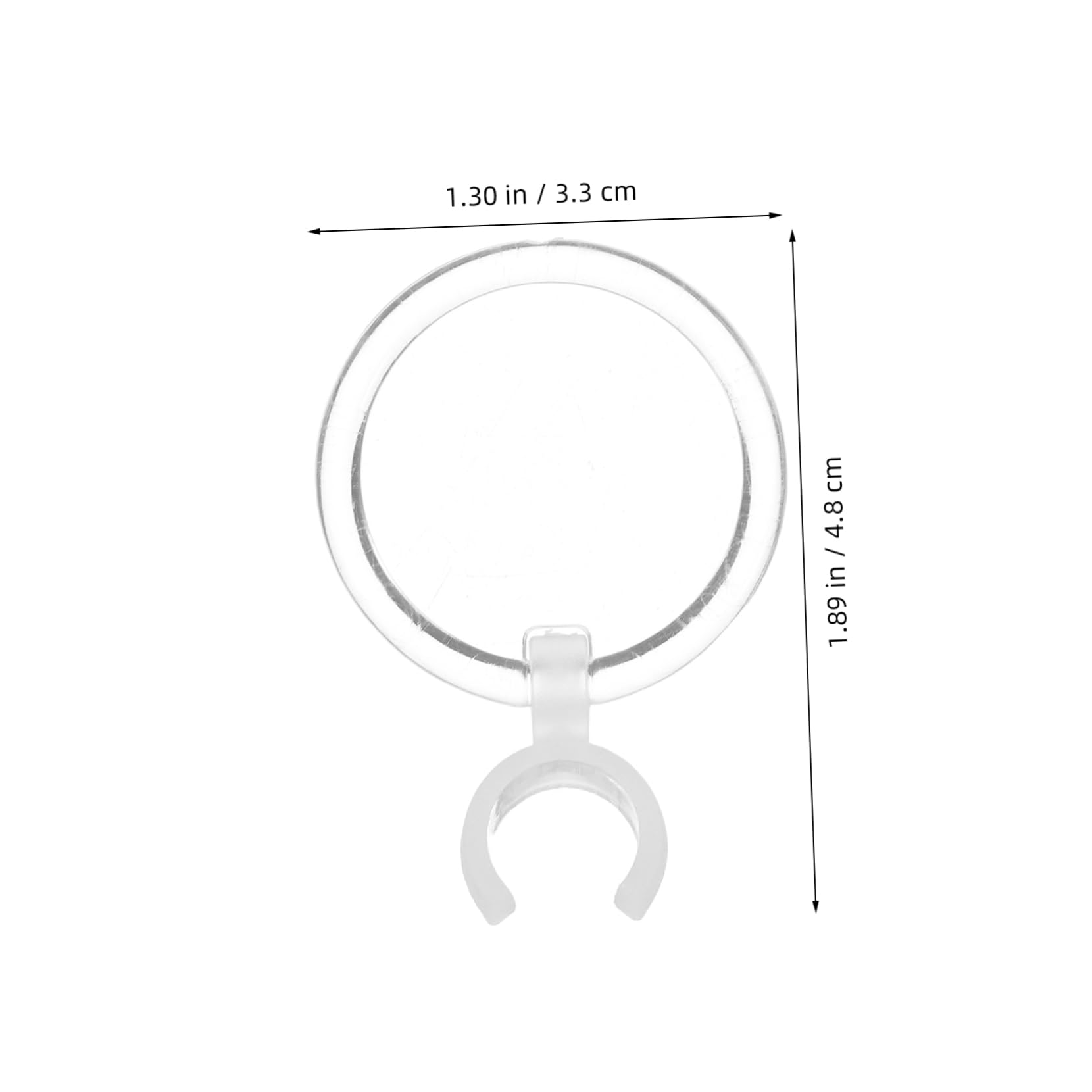 Anneome 10pcs Ear Wax Removal Magnifier Set Acrylic Magnifying Lens Adjustable Handheld Ear Kit