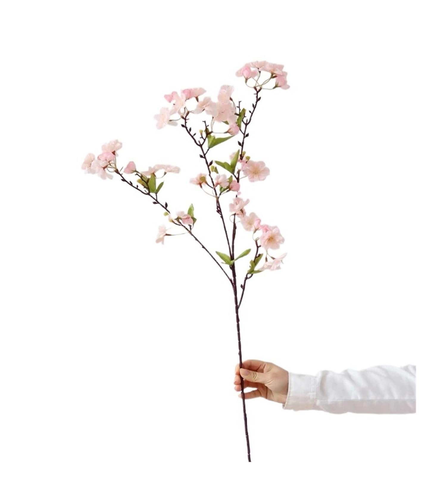 Casetlong 1pc Pink Silk Artificial Flowers Stems Spring Floral Arrangement Wedding Decorations Faux