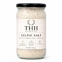 THH Celtic Salt - 500gm | Coarse Sea Premium Salt (Sel Gris) With Full of Minerals | Premium Glass Jar | Organic Hand Harvested and Edible Celtic | For Cooking & Baking gallery image