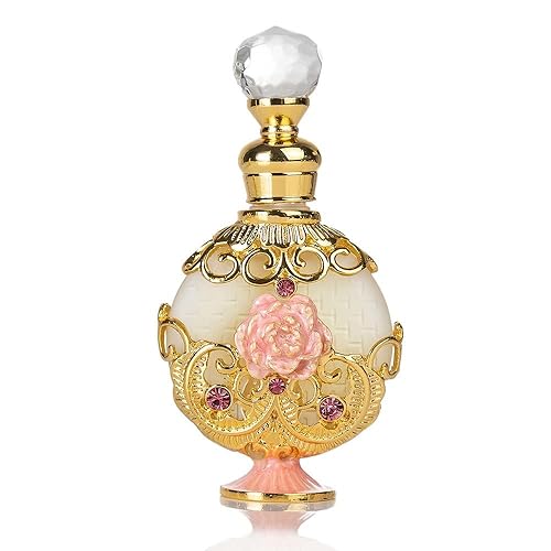 LIYJTK Perfume árabe para mujer, aceite de perfume concentrado retro Halal Dubai, regalo de fragancia vintage exquisito de larga duración, el lujoso