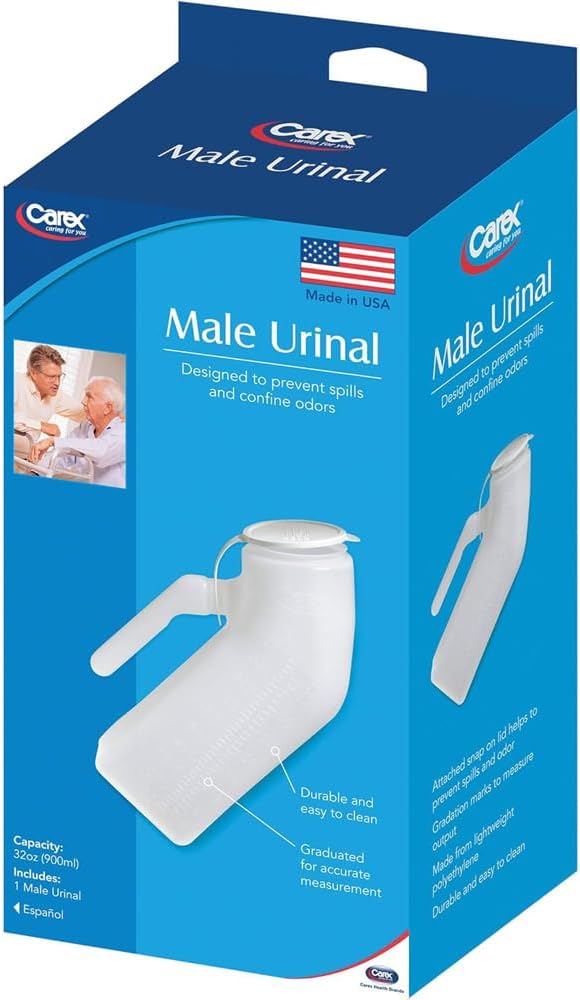 Carex Urinal Male, 1 each (Pack of 2)