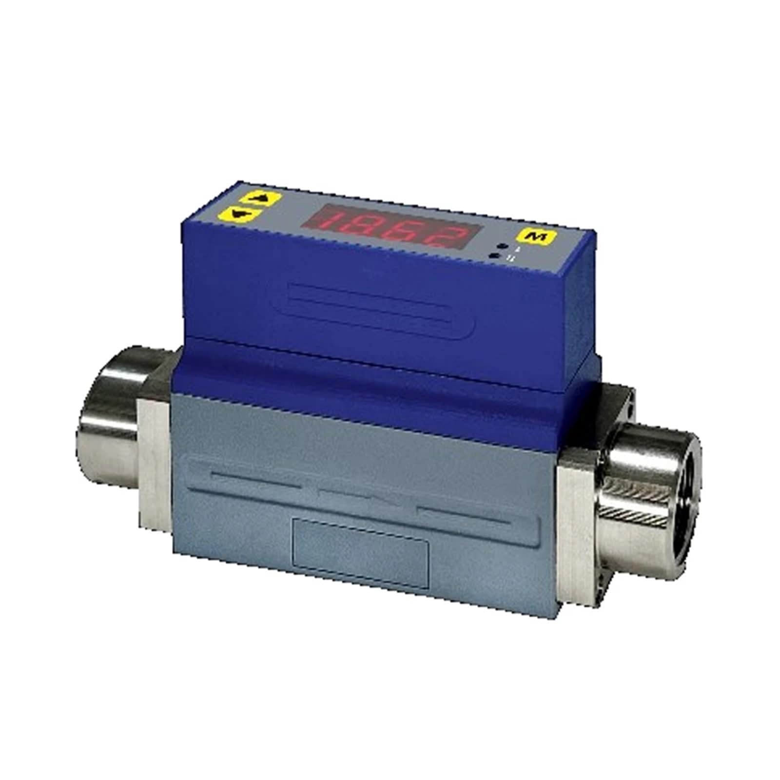 MF3000M Mini-Gas-Luftstromsensor, Messbereich 0-1500 SLPM, Klemmanschluss mit Durchflussschalter(0-500SLPM)
