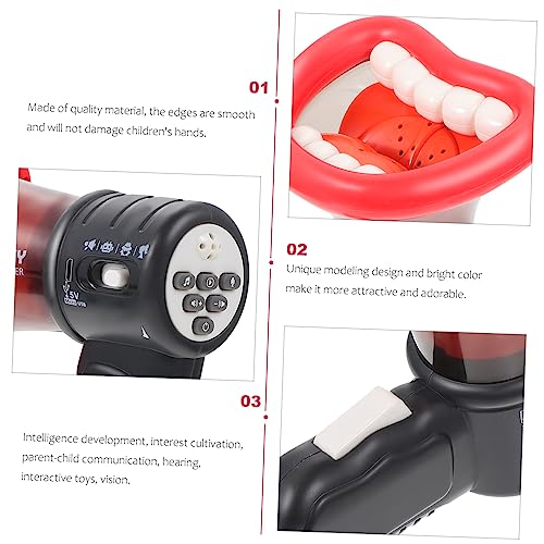 Yardwe 1 Conjunto Complicado Megafone Mini Trocador De Voz Trocador De Voz Para Crianças Cosplay Voz