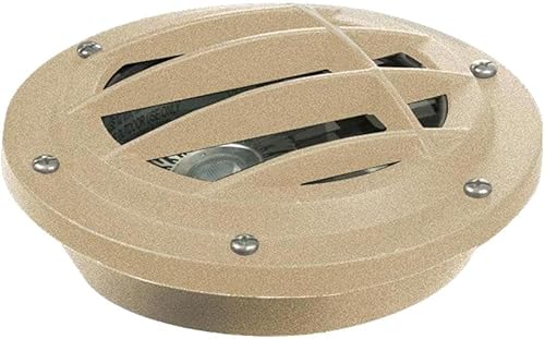 Hampton Bay Luz integrada al aire libre del pozo del paisaje del LED de la arena de 4,5 vatios de baja