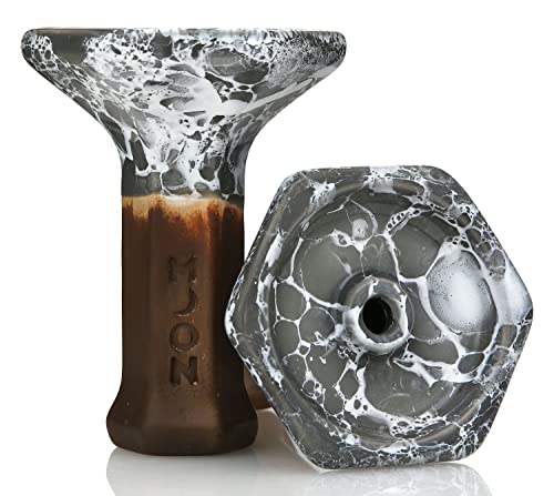 Moon Grand Phunnel Marble Grey White Shisha Kopf