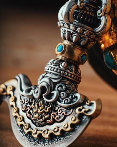 COPPERTIST.WU Vajra Axe Pendant for Necklace,Mascot Charm Accessory Gift for Men and Women 6