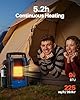VEVOR Propane Propane Heater, 9000BTU Forced Radiant Space with Stepless Temp Settings & Tip-over Protection, Portable Garage/Shop Heater for Sports, Boating, RVs,Indoor/Outdoor