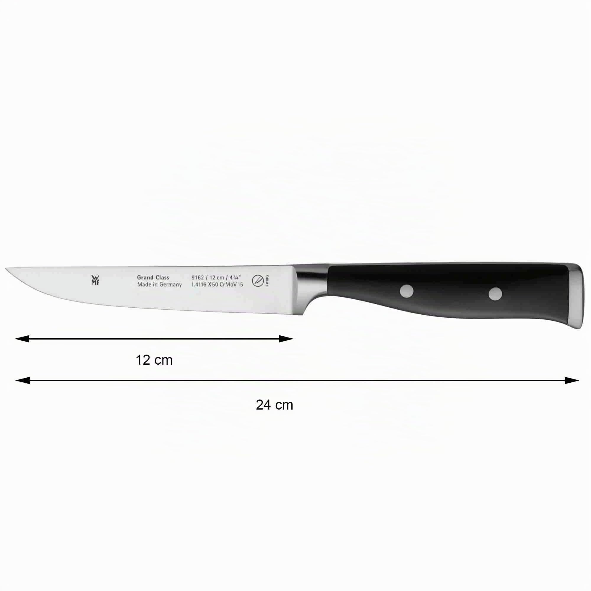 WMF 1891849992 Grand Class Performance Cut - Juego de Cuchillos de Cocina con Bloque Organizador (5 Piezas)