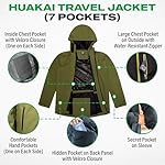 COR Men's Packable Waterproof Travel Rain Jacket | The Ultimate All-Season Breathable Rain Coat for Men with Secret Pockets - Image 2