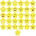 Koogel Lot de 100 gommes en forme de visage souriants, motif smiley - Pour enfants - Cadeau d'anniversaire