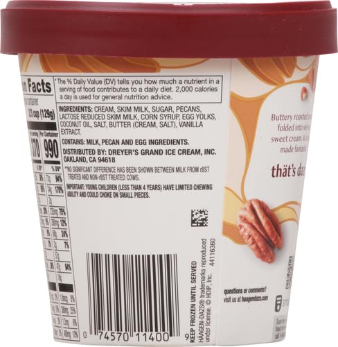 Häagen-Dazs 0074570114009 Haagen-Dazs, Butter Pecan Ice Cream thumb #2