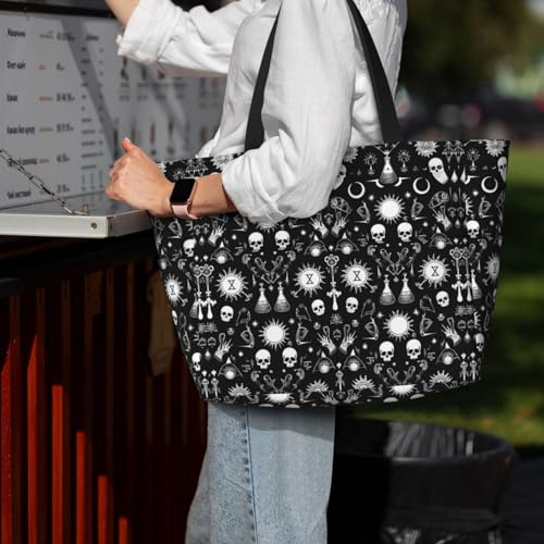 Bolso de playa grande, impermeable y resistente a la arena, bolso tote con cremallera para mujeres miniatura 7