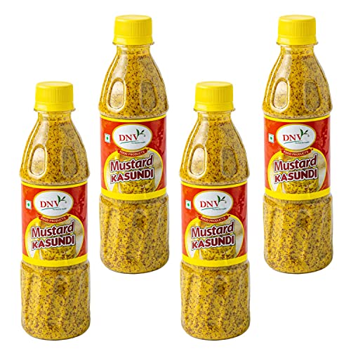 Image of DNV Natural Bengali Kasundi Mustard Sauce | Pack of 4-350 grams Each