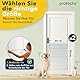 PROTECTO 2er Pack 90x60 cm Hunde und Katzen Kratzschutz Tür – Ultrastarker Hunde- und Katzen Kratzschutz - Einfache Anbringung - Kratzschutz Katze und Hund Transparent Möbel, Balkontüren, Fenster