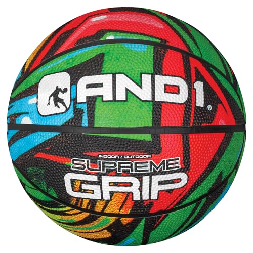 Image of AND1 Mini Basketball Pack Set for Kids (Deflated w /Pump Included): - 7-Inch Premium Youth Size Basketballs, Easy to Grip