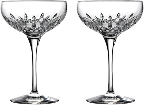 Waterford Lismore Essence Champagne Saucer, set of 2