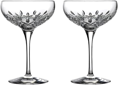 Waterford Lismore Essence Champagne Saucer, set of 2