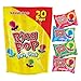 Ring Pop Individually Wrapped Variety Party Pack - 20 Count Candy Lollipop Suckers w/ Assorted Flavors-Easter Gift Basket Stuffers