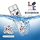 Lcnjscgo 200 Stück Eishockey-Aufkleber, Hockey-Partygeschenke, Geburtstagsdekorationen, Geschenke, wasserdichte Vinyl-Sportaufkleber für Kinder, Wasserflasche, Laptop, Merhfarbig