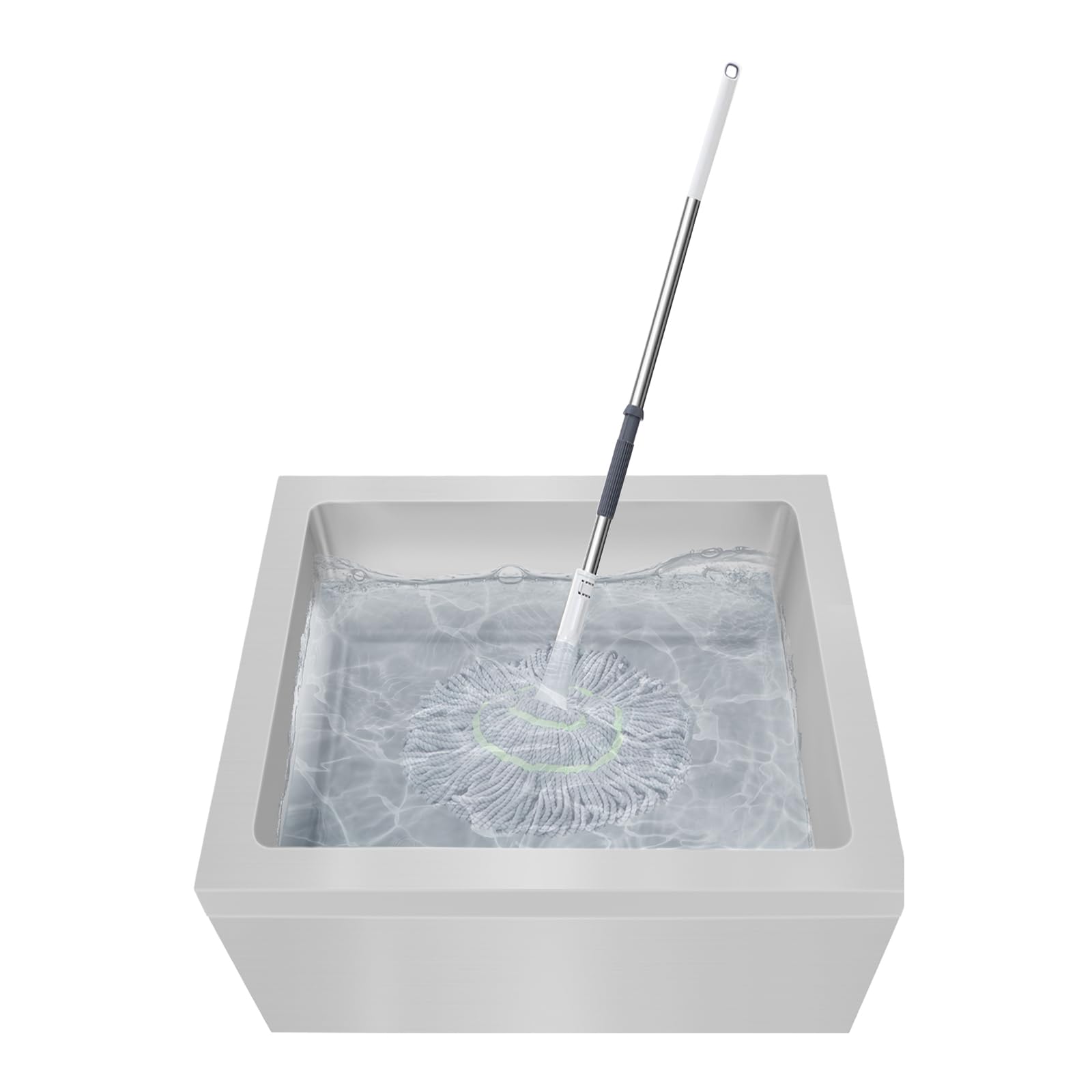 Stainless Steel Floor Mop, Commercial Sink Mop Service Basin With Hose & Strainer, Utility Sink For Kitchen, Restaurant, Business, Garages, 22 * 19 * 12in