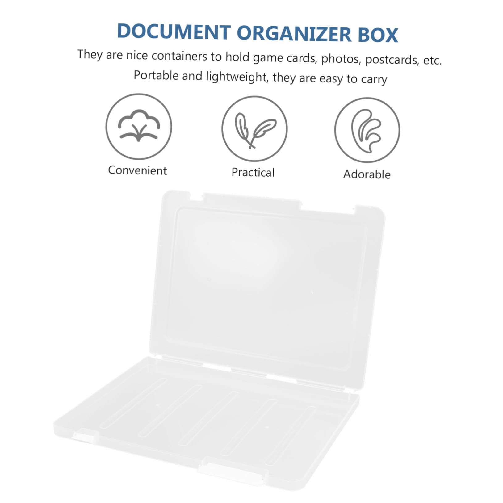 SECFOU 4stücke Teiliges Dokumentenorganizer Transparente Aktenbox Für Reisen Zertifikate Und Wichtige Unterlagen Leicht Und Tragbar Für Büro Und Schule