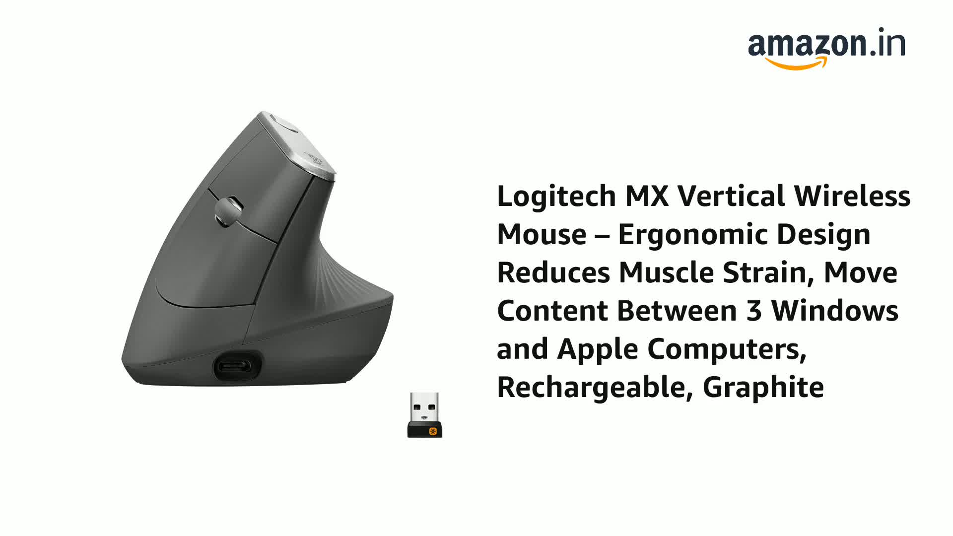 Logitech MX Vertical Wireless Mouse