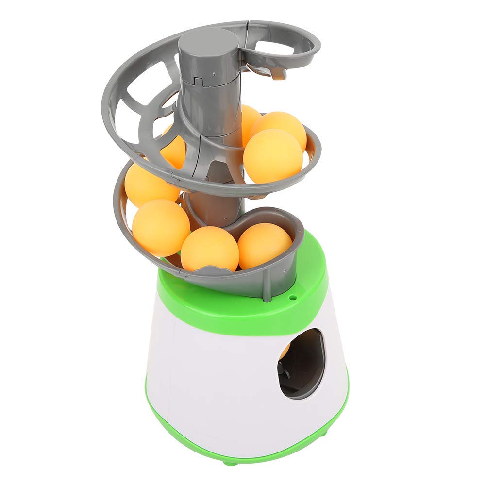 Máquina de Tiro de Pong, Robot de Tenis de Mesa, Entrenador Portátil ABS con Lanzador Automático