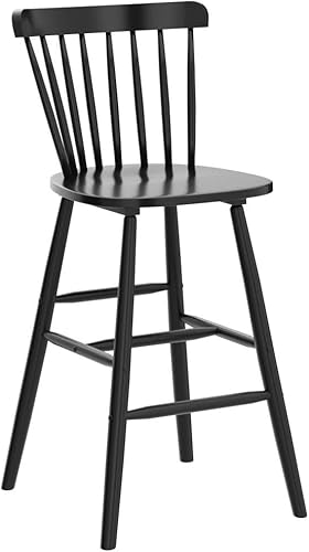 Miniatura 5 de Safavieh Home Collection Galena - Taburete negro de 30 pulgadas (2 unidades)