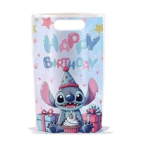 Losede 30 bolsas de regalo para fiesta de cumpleaños, bolsas de dulces, bolsas de golosinas, suministros para fiestas de cumpleaños (estilo 7)