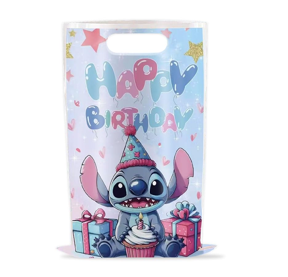 Losede 30pcs Birthday Party Gift Bags Candy Bags Goody Bags Birthday Party Supplies Decorations (Style 7)