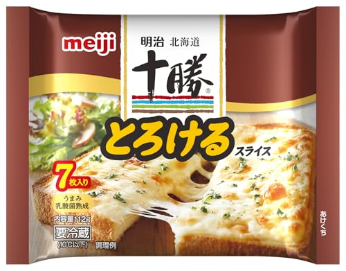 [冷蔵]明治北海道十勝とろけるスライスチーズ7枚入 112g 1.0 袋のサムネイル