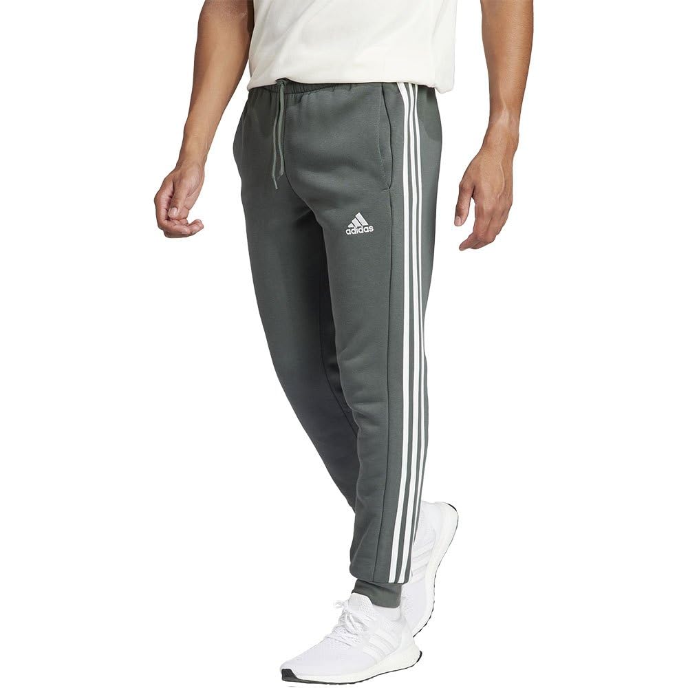 adidas Hombre Essentials French Terry Tapered Cuff Pants, black, M — view 37