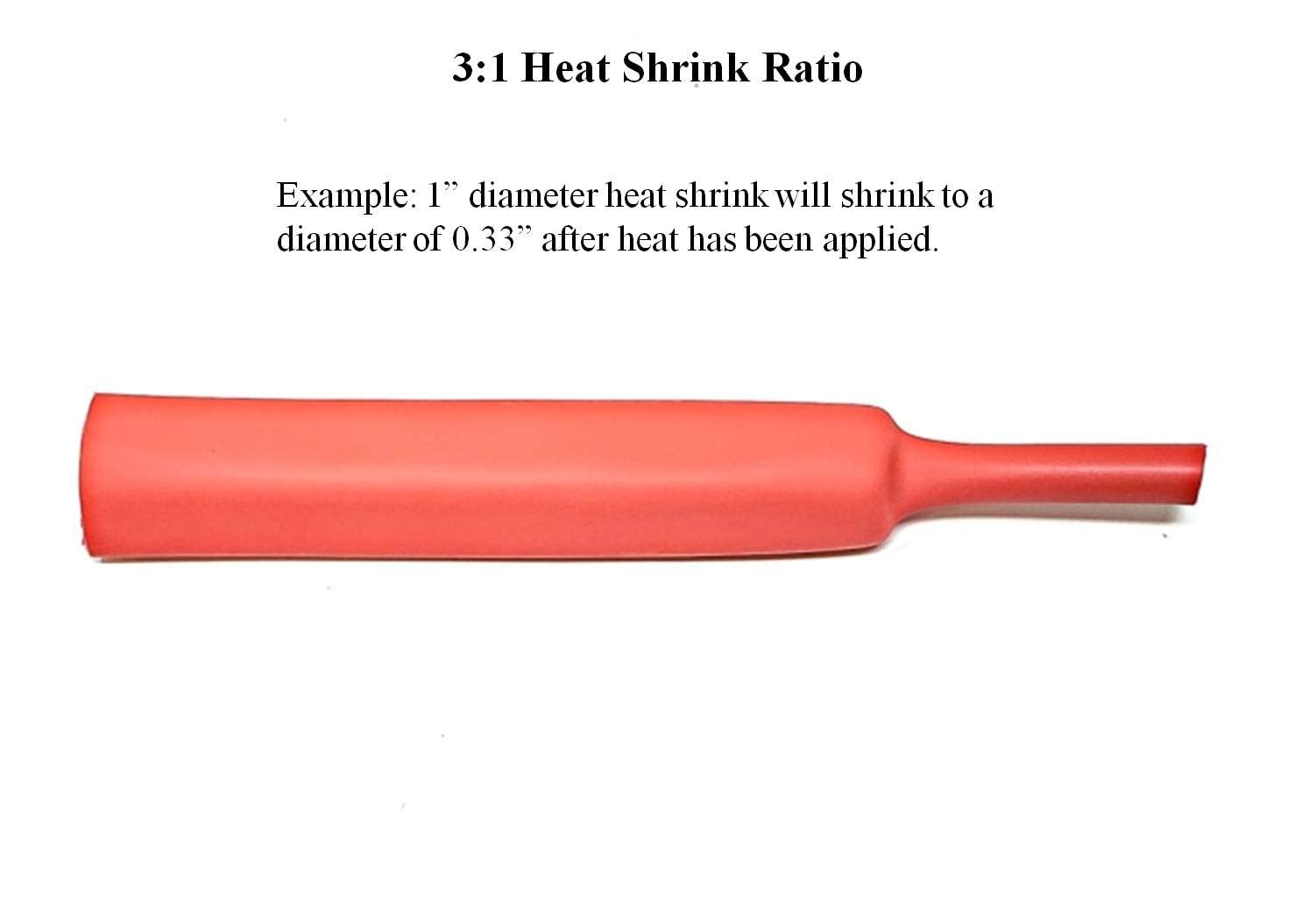 88-4001 - Tube Thermorétractable 3:1 à Double Paroi, 48 Po De Long