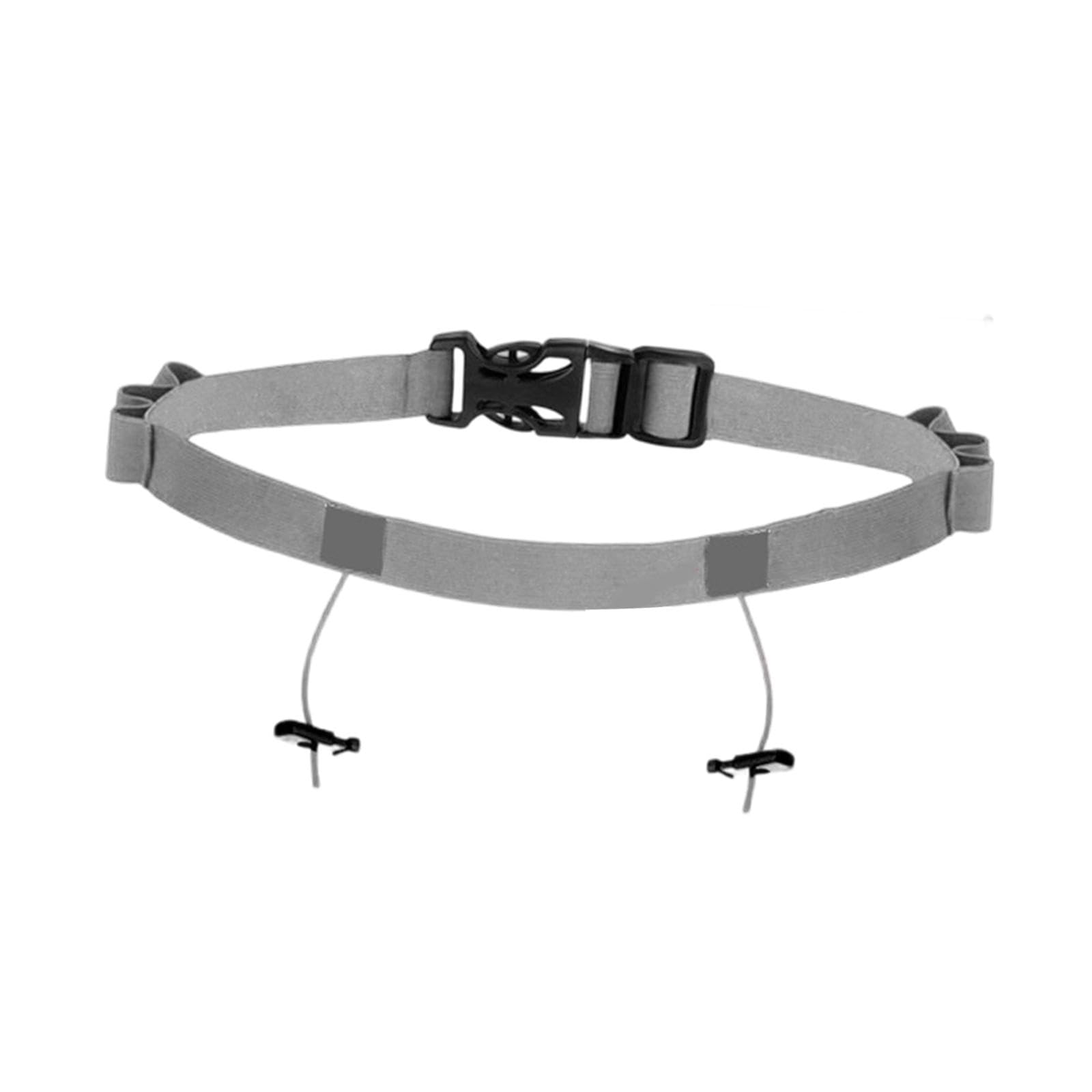 Triathlon Race Number Belt Convenient Premium Elastic Triathlon Running Belt Grey-image-47