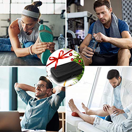 【2020 New】Muscle Massage Gun,Deep Tissue Percussion Massager for Athletes,Quiet Handheld Body Muscle Massager,Brushless Motor w/ 6 Heads and 20 Speed Levels,Workout Recovery,Portable w/ Carrying Case - Thumbnail 5