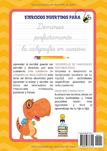 Mi Cuaderno De Caligrafia Para Ninos En Letra Cursiva : Caligrafia para ninos en espanol - Alfabeto espanol letra cursiva - letras para trazar para ... in spanish for kids (Spanish Edition) - Image 2