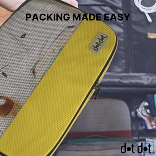 Image of Small Packing Cubes for Travel - 5pc Packing Cubes for Suitcases - Lightweight Luggage Organizer Bags (Non-Compression)