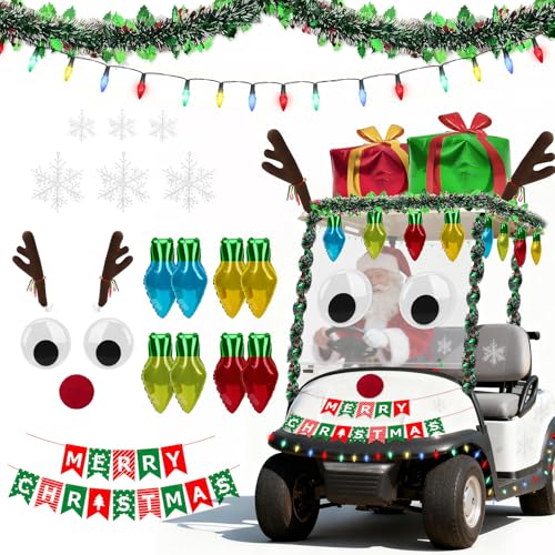 Golf Cart Christmas Decorations